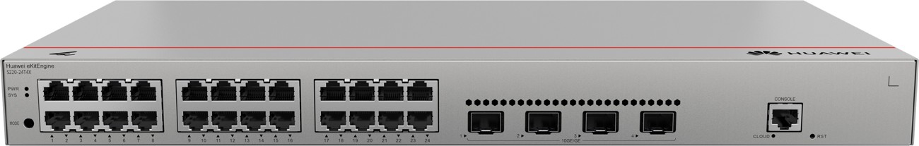 Huawei S220S-24T4JX Gigabit switch, 2x 2.5G SFP, 2x SFP+ | Discomp