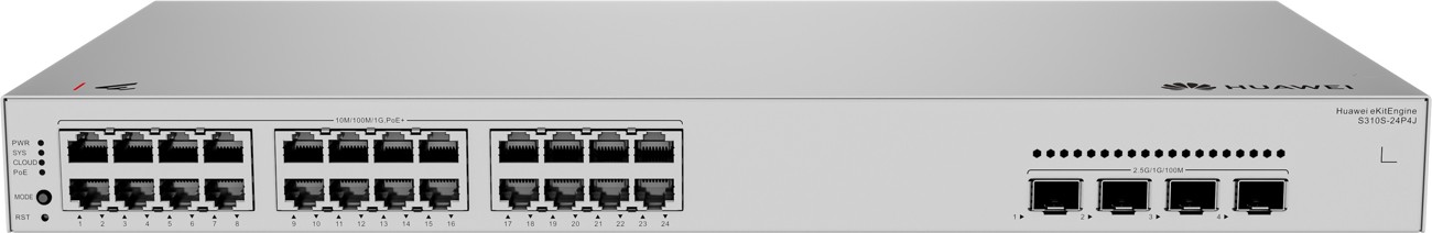 Switch PoE quản lý Layer 2+ Huawei S310S-24P4J