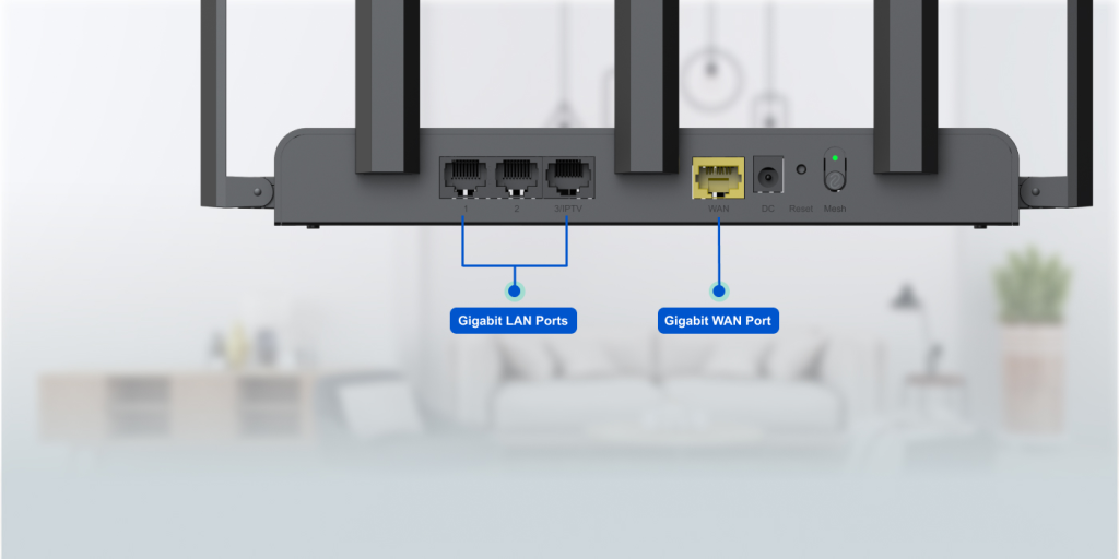 Router Wi-Fi Băng tần kép Ruijie RG-EW1300G - ảnh 3