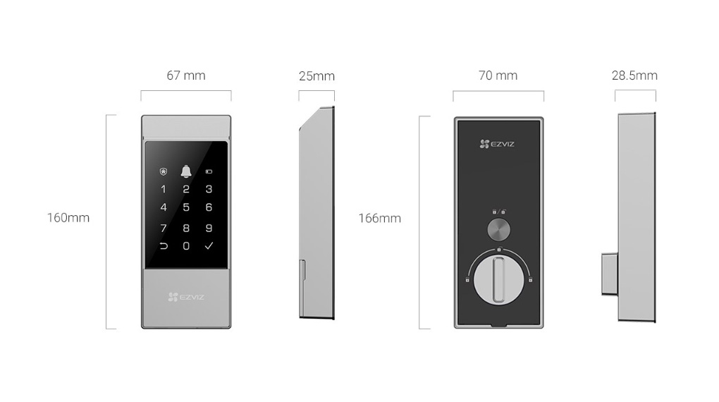 Khóa chốt thông minh EZVIZ DL04