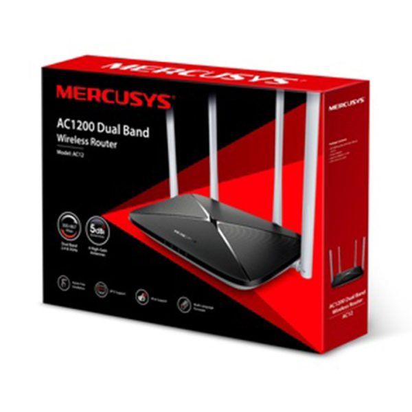 Router Wi-Fi Băng Tần Kép AC1200 Mercusys AC12 - HugoTech - Beat the Lowest Price
