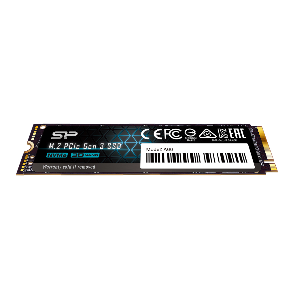 Ổ cứng M.2 2280 PCIe SSD,A60,2TB; Hiệu SILICON POWER; Model:  SP002TBP34A60M28 - DSS Miền Nam