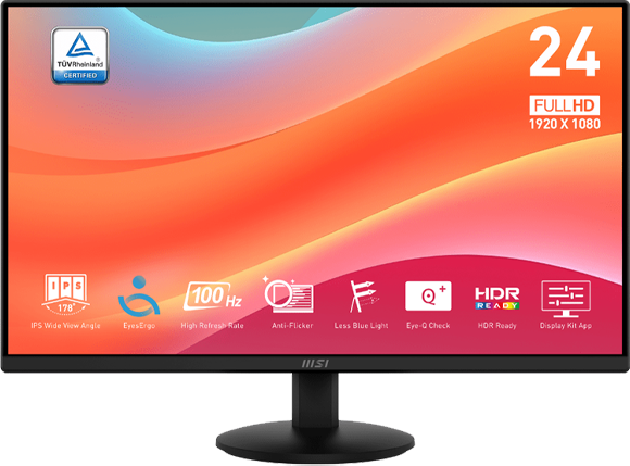 Màn Hình MSI PRO MP242L (23.8 inch-Full HD-IPS-100Hz-1ms)