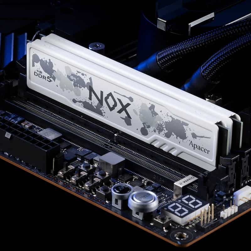 Ram Apacer NOX White 16GB DDR5 5200Mhz AH5U16G52C522MWAA-1