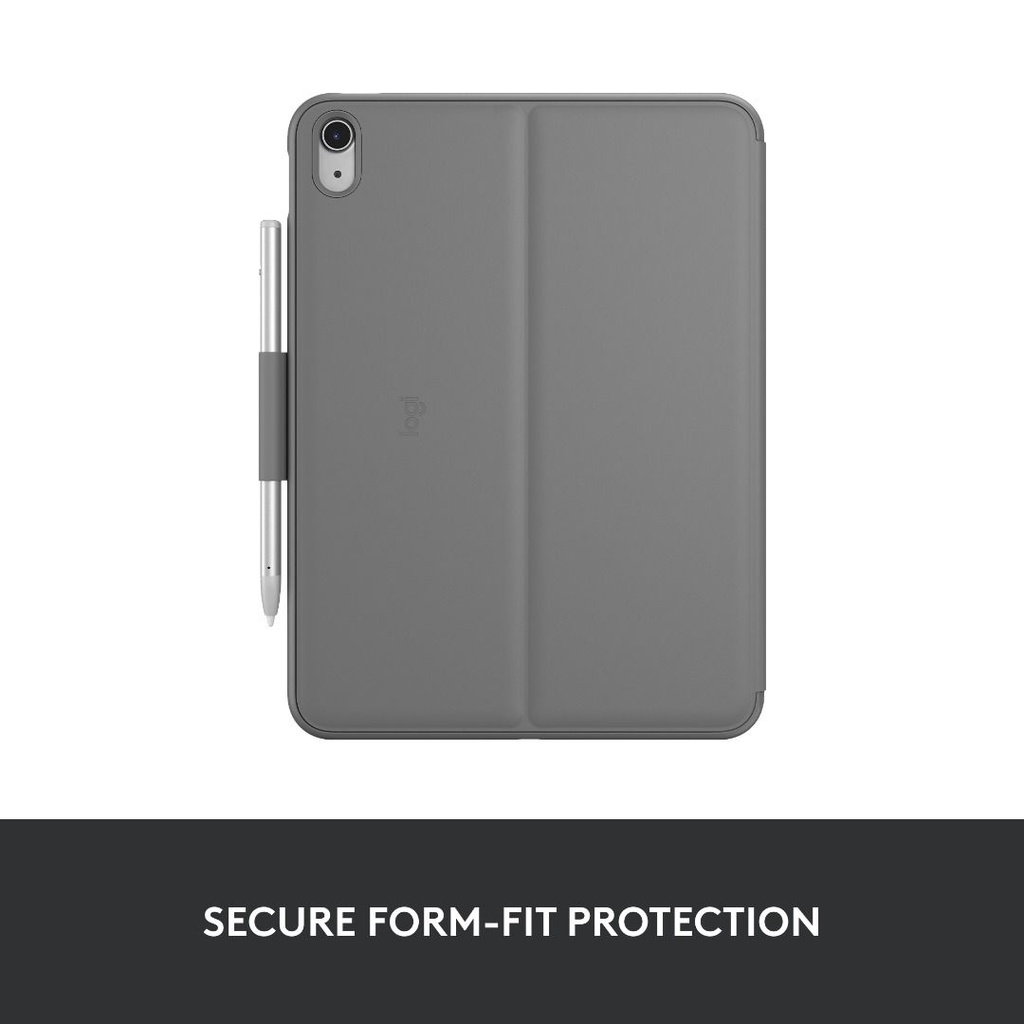 KEYBOARD Logitech SLIM FOLIO FOR IPAD 10TH GEN – xám (GREY) - ảnh 3