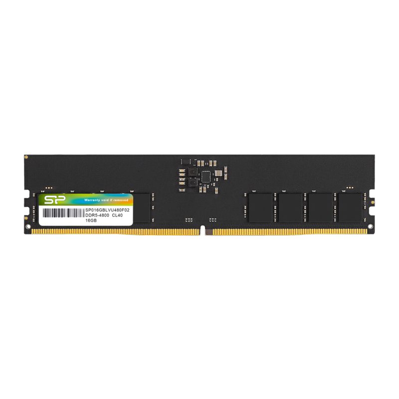 RAM PC VALUE SILICON DDR5-4800, CL40, UDIMM, 16GB SP016GBLVU480F02