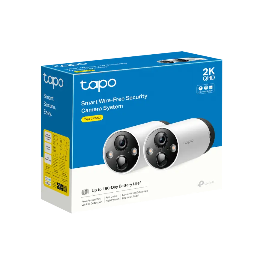 Hệ thống camera IP 4MP TP-LINK Tapo C420S2 - chính hãng giá tốt tại TP HCM