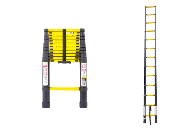 Thang nhôm rút gọn đơn, sơn tĩnh điện Sumika SKS 380