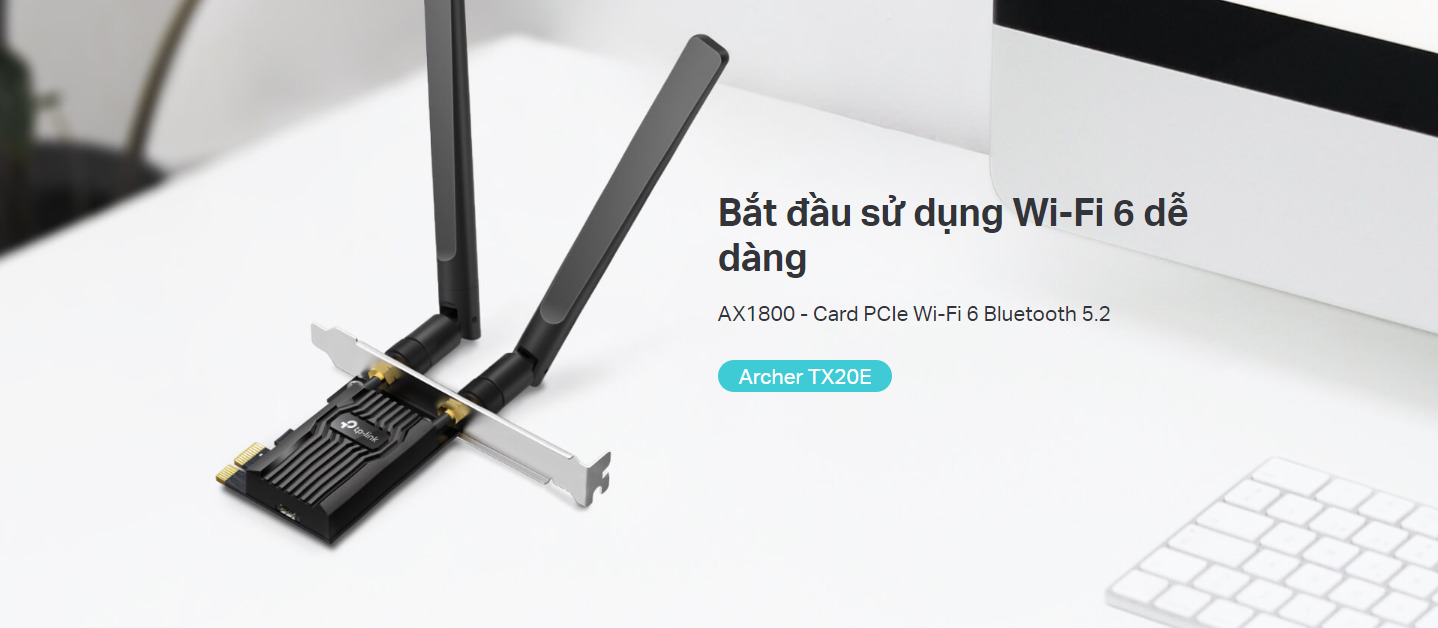 Card mạng không dây TP-Link PCI-E Archer TX20E