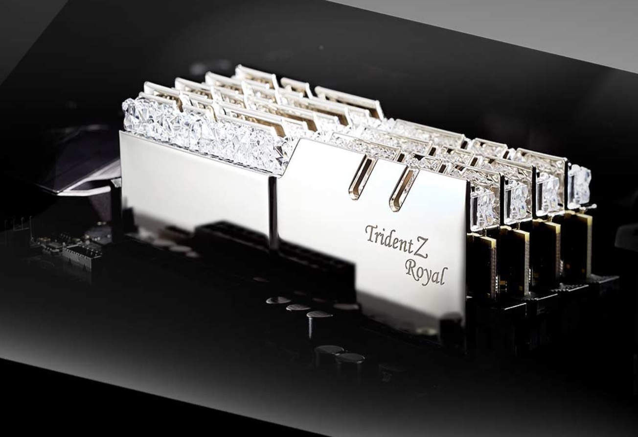 Ram PC G.SKILL Trident Z Royal Gold RGB 16GB F4-3600C18D-16GTRG
